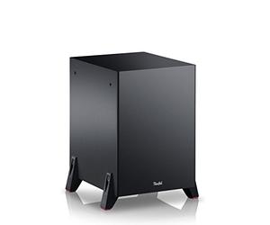 Teufel T8 Subwoofer Attivo - Front-Firing Down-Firing con Modulo Wireless Integrato - Nero