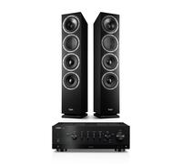 Teufel THEATER 500 + Yamaha R-N800A Nero