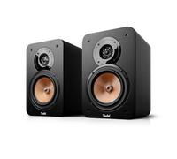 Teufel Ultima 20 - Diffusori da scaffale HiFi, compatti e potenti, Phase-Plug, suono e bassi precisi, sistema a 2 vie, struttura bass reflex - Nero