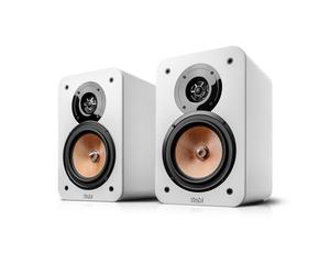 Teufel Ultima 20 - Diffusori da scaffale HiFi, compatti e potenti, Phase-Plug, suono e bassi precisi, sistema a 2 vie, struttura bass reflex - Bianco