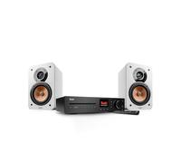 Teufel Ultima 20 KOMBO 3 SE - Sistema stereo HiFi con Bluetooth e CD, potente, LAN, WLAN, radio digitale DAB+, USB, sistema a 3 vie, musica, film, giochi (bianco)
