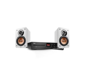 Teufel Ultima 20 KOMBO 3 SE - Sistema stereo HiFi con Bluetooth e CD, potente, LAN, WLAN, radio digitale DAB+, USB, sistema a 3 vie, musica, film, giochi (bianco)