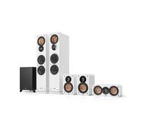 Teufel Ultima 40 mk4 5.1 - Sistema audio surround Sound System Home Cinema con potente subwoofer, Bass reflex, Kevlar (bianco)