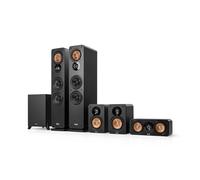 Teufel Ultima 40 mk4 5.1 - Sistema audio surround Sound System Home Cinema con potente subwoofer, Bass reflex, Kevlar Midwoofer (nero)