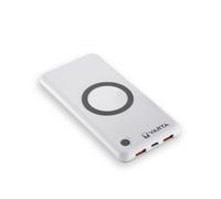 Varta 57913 Polimeri di litio LiPo 10000 mAh Carica wireless Bianco