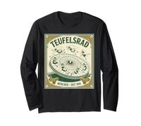 Teufelsrad Monaco Oktoberfest Ruota del Diavolo Vintage Tedesco Maglia a Manica