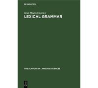 Teun Hoekstra Lexical grammar (Copertina rigida)
