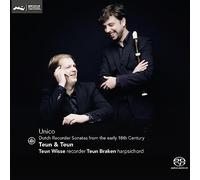 Teun Wisse Unico: Dutch Recorder Sonatas from the Early 18th Century (CD) Hybrid