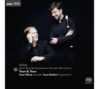 Teun Wisse & Teun Braken – Unico – Sonate olandesi per flauto dolce (inizio XVIII) – CD Ibrido