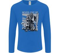 Teutonico Cavaliere Mai Give Up Crusader Palestra Uomo Maniche