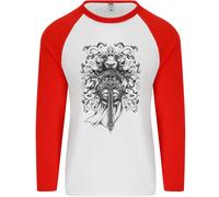 Teutonico Cavaliere St. di George Giorno Crusader Uomo L/S Baseball T-Shirt