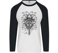 Teutonico Cavaliere St. di George Giorno Crusader Uomo L/S Baseball T-Shirt