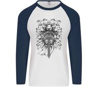 Teutonico Cavaliere St. di George Giorno Crusader Uomo L/S Baseball T-Shirt