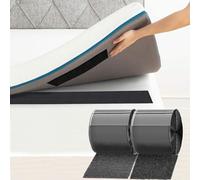 TEUVO 11cm X 10M Feltro Adesivo Forte per Tessuto Mantiene Cuscini del Divano e Tappeti in Posizione Nastro Striscia Rotolo Fascia Adesivo Largo Magnetico Autoadesivo Hook loop per la Casa l'ufficio