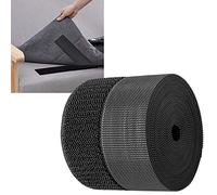 TEUVO Gancio per Cucito e Loop per Tessuti e Abbigliamento, Nastro Magnetico Non Adesivo per Artigianato DIY e Progetti di Cucire Home e Ufficio 50mm Ampio e 6m Lungo