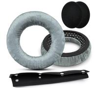 TEUYOE Set di Cuscinetti Auricolari di Ricambio per Beyerdynamic T5P T1 DT440 DT990 DT880 DT770 PRO (Grigio, Cuscinetti Auricolari + Cuscinetto)