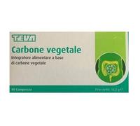Teva Carbone Vegetale Integratore Benessere Intestinale 40 Compresse