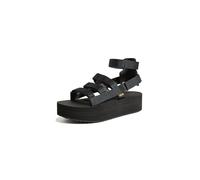 Teva W Flatform MEVIA, Sandali Donna, Nero, 37 EU