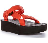 TEVA Forma Piatta Universale Open Toe Schiena Cinturino per Vegani Donna Sandalo