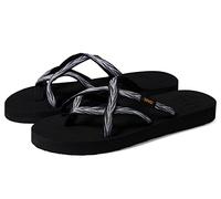 Teva Olowahu, Sandali Donna, Palms Black White, 37 EU