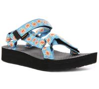 Teva Midform Univ Open Toe Neon Floral Sandalo Donna Blu Nero EU 36-42