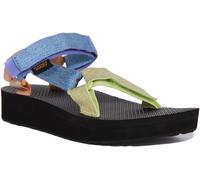 TEVA Midform Universale Open Toe Cinturino per Vegani Donna Sandal Beige Marrone