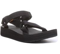 TEVA Midform Universale Open Toe Cinturino per Vegani Donna Sandal Verde Marrone