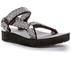 Teva Midform Universial Open Toe Strap Vegan Sandalo Donna Bianco Nero EU 36-42