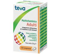 Teva Multivitaminico Adulti 30 Compresse - Integratore Multivitaminico e Minerali