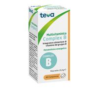 Teva MULTIVITAMINICO COMPLEX B TEVA 40 COMPRESSE 16,4 G