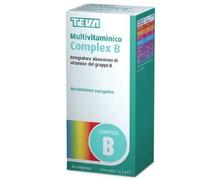 Teva Multivitaminico Complex B Integratore Vitamine Gruppo B 40 Compresse