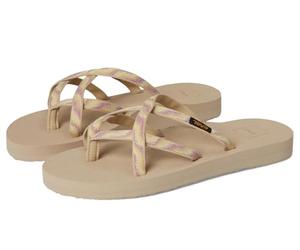 Teva Olowahu - Infradito da donna, Ghiaccio Neon Wave Pesca, 41 EU