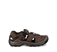 Teva Omnium 2 Leather - Sandali a Punta Aperta Uomo, Marrone (Turkish Coffee Tkcf), 44.5 EU