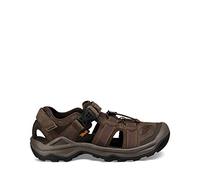 Teva Omnium 2 Leather - Sandali a Punta Aperta Uomo, Marrone (Turkish Coffee Tkcf), 44.5 EU