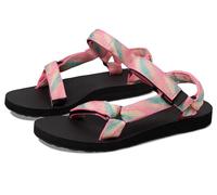 Teva Original Universal Donna Pink Black Sandali a piedi - 40 EU