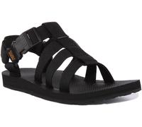 TEVA Originale Dorado Open Toe Fibbia Cinghia Sandali da Donna Nero UK 3 - 8