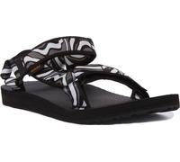 TEVA Originale Universale Onda Effetto Sandali Bianco Nero Donna Misura 3 - 8