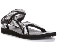 TEVA Originale Universale Schiena Cinturino Vegano Donna Sandali Nero Multi 4 -