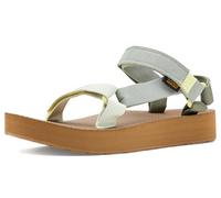Teva Sandalo da donna con zeppa universale Midform, Seagreass Multi, 11