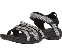Teva Tira, Sandali a Punta Aperta Donna, Nero (Black/White Multi Bwml), 36 EU