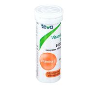 VITAMINA C TEVA*10CPR EFF 1G