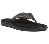 Teva Voya Flip da Uomo da Infilare Tela Sandali IN Nero Grigio Taglia UK 6 - 12
