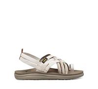 Teva Voya Strappy - Sandali a Punta Aperta Donna, Avorio (Antiguous Birch Abrc), 41 EU