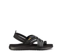 Teva Voya Strappy, Sandali a Punta Aperta Donna, Nero (Hera Black Hbk), 38 EU