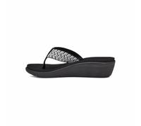Teva Voya Wedge, Sandali con Zeppa Donna, Tracce di Vernice in Bianco e Nero, 41 EU