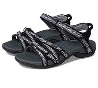 Teva W Tirra, Sandali Donna, Palme Nero Bianco, 37 EU