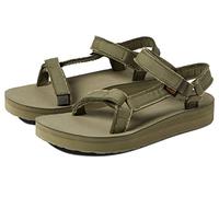 Teva Women's Midform Universal Canvas Sandal, Olive, 7