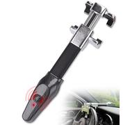 Tevlaphee Blocca Sterzo Automobile Con Allarme, 120dB, Antifurto Auto, Meccanico, Vestibilità Universale
