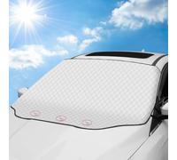 Tevlaphee Copri Parabrezza per Auto, Telo Antigelo e Antighiaccio, Magnetic, Ice Protection, Anti UV, Adatto la Maggior Parte dei Veicoli