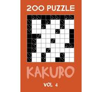 Tewebook Cross Sum 200 Puzzle Kakuro Vol 4 (Tascabile)